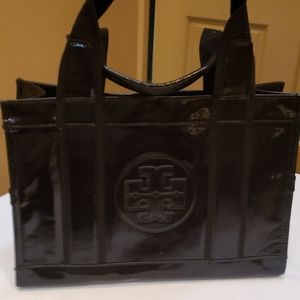 Tory Burch Black Leather Tote